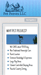 Mobile Screenshot of petpeevesllc.com